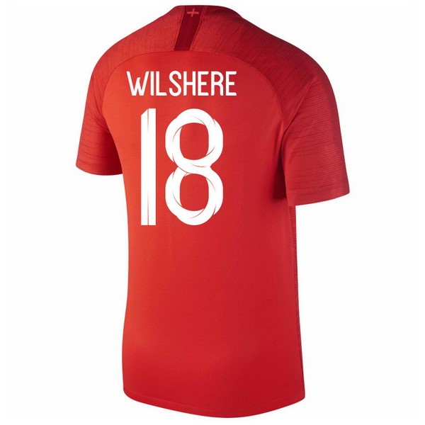 Camiseta Inglaterra 2ª Wilshere 2018 Rojo